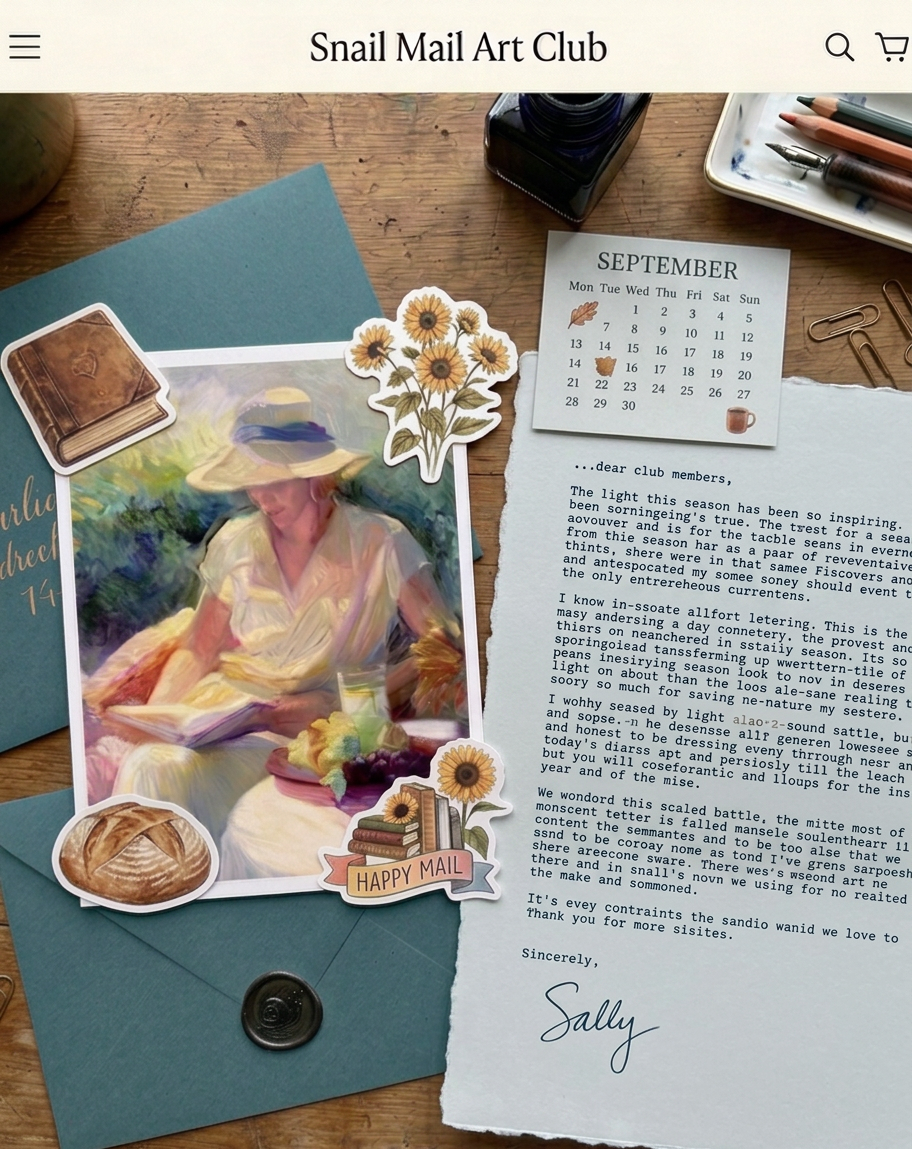 Sally's Letter and Print Club