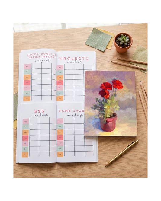 Artful Everyday Planner | Appointments & Projects | Sally Rosenbaum Fine Art