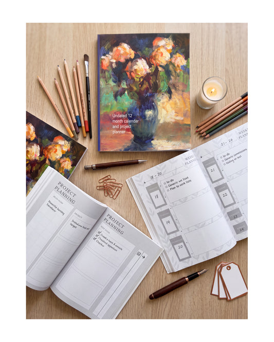 Antique Roses | 12-Month Planner & Project Journal