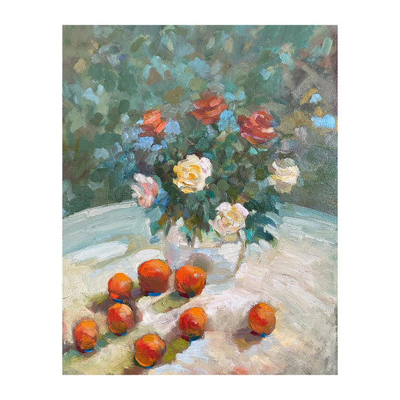 20 X 16 FLORAL ROSES