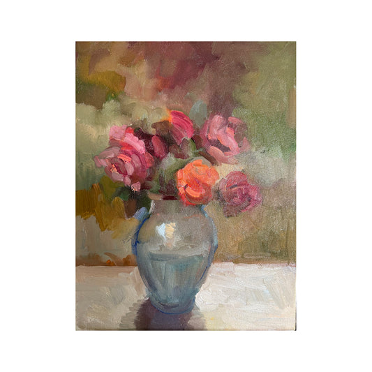 12 x 16 Garden Roses unframed