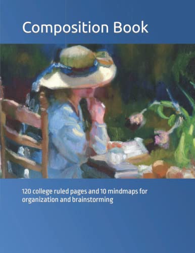 Composition Book: 120 college ruled pages and 10 mindmaps for organization and brainstorming