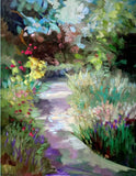 Garden Path Composition book: 120 college ruled pages with 10 mind maps or organizing and brain storming