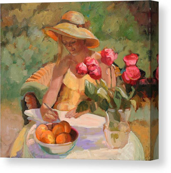 April - Canvas Print