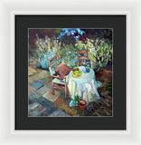 Backyard Vacation - Framed Print