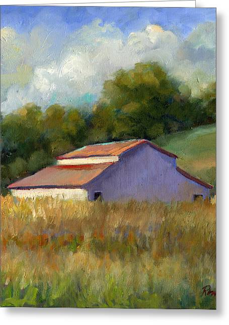 Barn on Lakeville Highway - Greeting Card