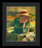 Garden Contemplation - Framed Print