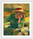 Garden Contemplation - Framed Print