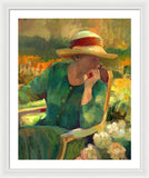 Garden Contemplation - Framed Print