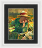 Garden Contemplation - Framed Print