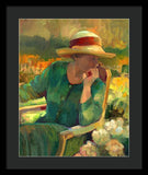 Garden Contemplation - Framed Print