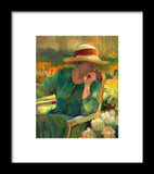 Garden Contemplation - Framed Print