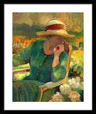 Garden Contemplation - Framed Print