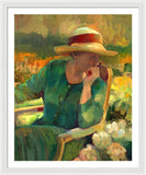 Garden Contemplation - Framed Print