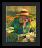 Garden Contemplation - Framed Print