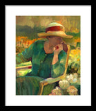 Garden Contemplation - Framed Print