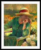 Garden Contemplation - Framed Print