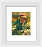 Garden Contemplation - Framed Print