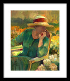 Garden Contemplation - Framed Print