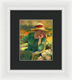 Garden Contemplation - Framed Print