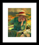 Garden Contemplation - Framed Print