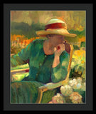 Garden Contemplation - Framed Print