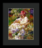 Girl in the red hat  - Framed Print