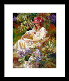 Girl in the red hat  - Framed Print