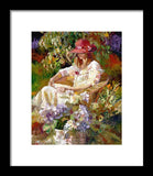 Girl in the red hat  - Framed Print