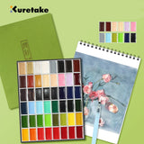 Gorgeous set of Japanese watercolor cakes. High pigment saturation available in an several sizes