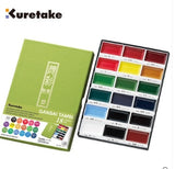 Japanese Kuretake Solid Watercolor Paint Set Gorgeous colors