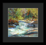 River Run - Framed Print