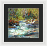 River Run - Framed Print