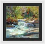 River Run - Framed Print