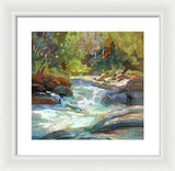 River Run - Framed Print
