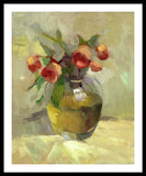 Roses in Vase - Framed Print