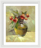 Roses in Vase - Framed Print