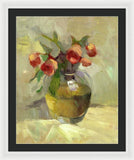 Roses in Vase - Framed Print