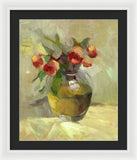 Roses in Vase - Framed Print