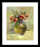 Roses in Vase - Framed Print