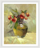 Roses in Vase - Framed Print