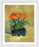 Set of Marigolds - Framed Print