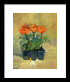 Set of Marigolds - Framed Print