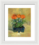 Set of Marigolds - Framed Print