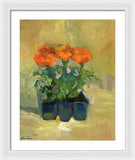 Set of Marigolds - Framed Print