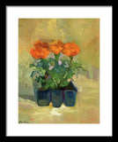 Set of Marigolds - Framed Print