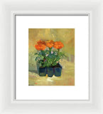 Set of Marigolds - Framed Print