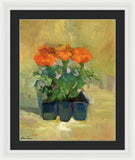 Set of Marigolds - Framed Print