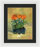 Set of Marigolds - Framed Print