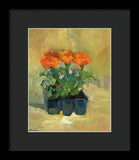 Set of Marigolds - Framed Print